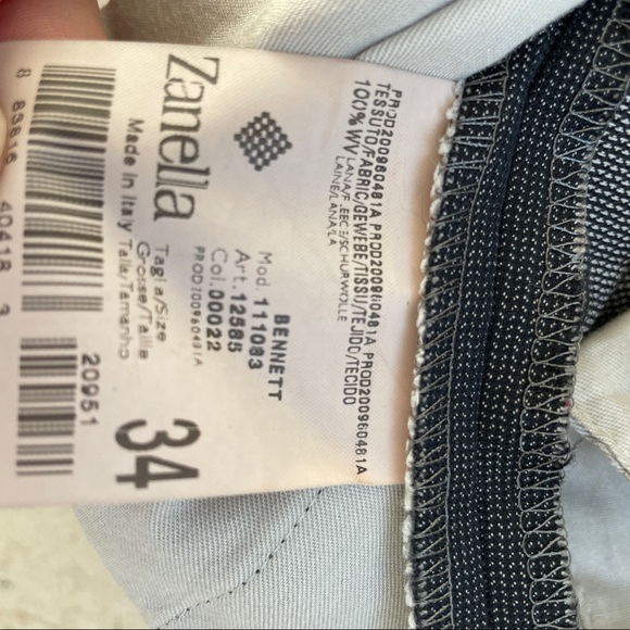 Zanella Slacks Size 34 Vintage - Picture 4 of 4